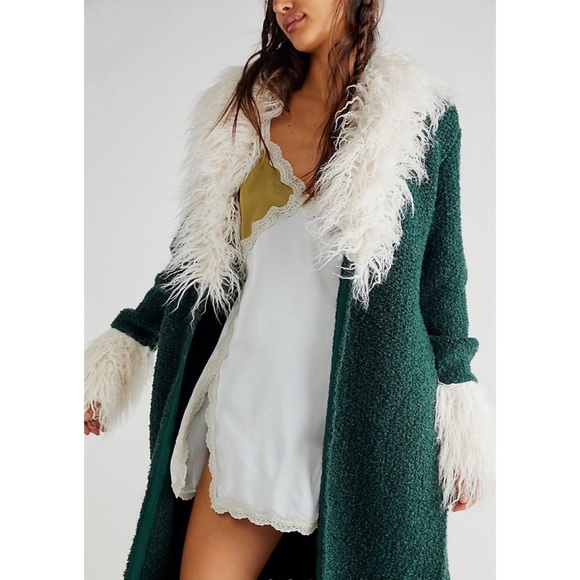 SALE FREE PEOPLE KATE SWEATER JACKET/ SO STUNNING FITS XS/S - Picture 4 of 10